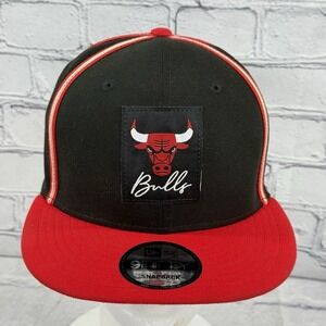 Chicago Bulls New Era 9FIFTY Snapback Retro 4 "Remastered" Red/Black Hat Cap NBA